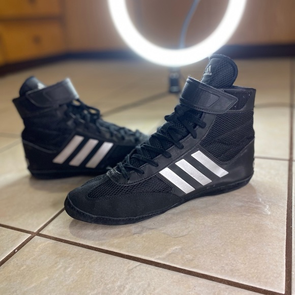 Adidas SAMPLES ! Adidas Combat Speed 5 Wrestling Boots Adult Boxing Shoes Mens - Picture 8 of 9